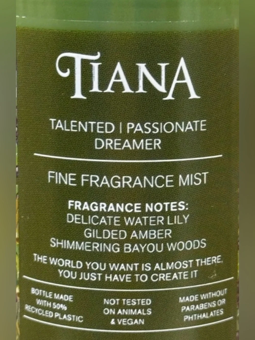 NEW B&BW (2) Tiana Disney Princess Travel size fragrance set